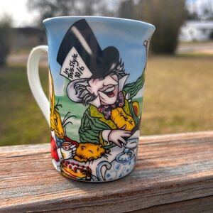 Paul Cardew Porcelain Cafe Coffee Tea Cup Mug Alice in Wonderland Mad Hatter 4"